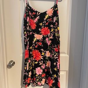 Floral dress knee length.
